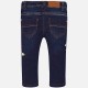 Mayoral Długie spodnie 1524-46 jeansowe dla dziewczynki z haftami