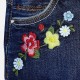 Mayoral Szorty 1242-05 dziewczęce jeansowe z haftem