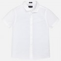 Mayoral Koszula 870-38 Lniana koszula z krótkim rękawem dla chłopca