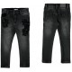 Mayoral Spodnie 4546-27 jeansowe regular fit z haftem dla dziewczynki
