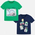 Bluzka Mayoral 3044-44 Zestaw koszulek z krótkim rękawem dla chłopca