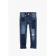 Spodnie BOBOLI 507158-BLUE Spodnie chłopięce denim
