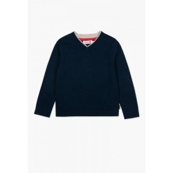 Sweterek BOBOLI 737243-2440 sweater z dzianiny dla chłopaka