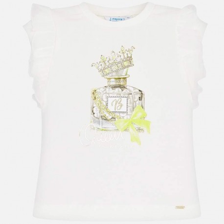 Bluzka Mayoral 3007-63 Koszulka z krótkim rękawem Perfumy dla dziewczynki