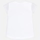 Bluzka Mayoral 6002-41 Koszulka z krótkim rękawem z nadrukiem butów dla dziewczyny